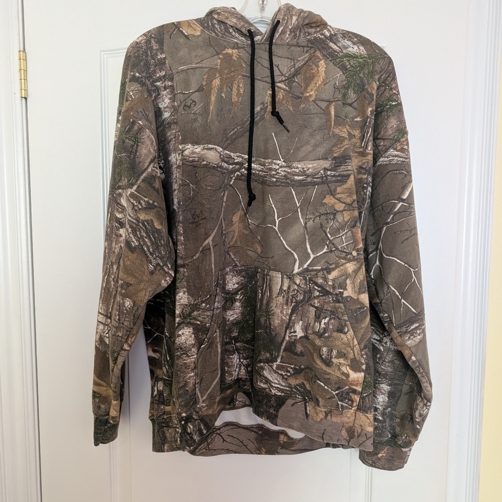 Realtree Camouflage Hoodie Size Large
